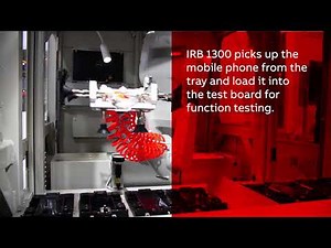 IRB 1300 Mobile phone testing