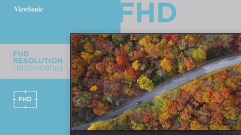 ViewSonic VG2448A 24 Inch IPS 1080p Ergonomic Monitor with Ultra-Thin Bezels, HDMI, DisplayPort, USB, VGA, and 40 Degree Tilt for Home and Office