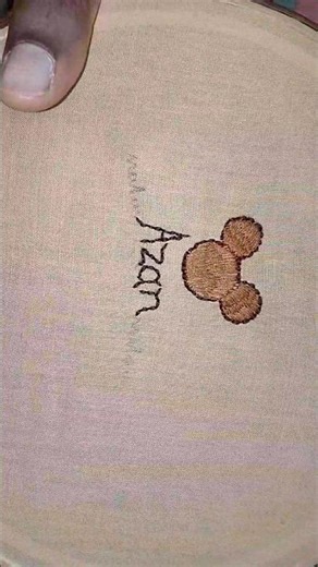 backstitch name embroidery design#shortsfeed
