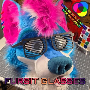 Giant Fursuit Glasses: Lots of Frames With Adjustable Cord - Etsy