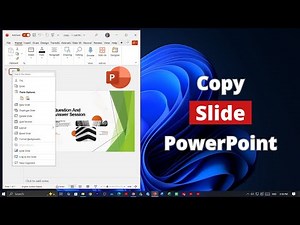 How to Copy Slide on Microsoft PowerPoint