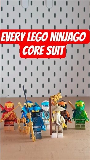 Every LEGO Ninjago Core Suit (LEGO Ninjago Core) #ninjago #lego #legoninjago