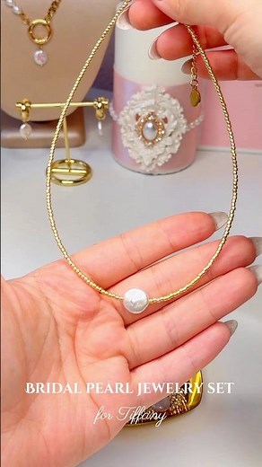 Timeless Bridal Pearl Jewelry Set | Handmade Wedding Jewelry