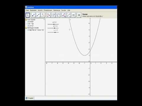 GeoGebra: Parabeln dynamisch mit Schiebereglern darstellen