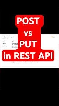 POST vs PUT in REST API