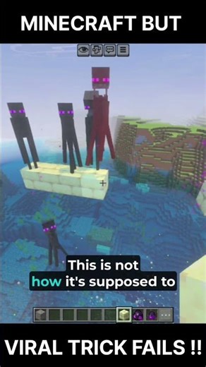 Endermite vs Endermen… This Was NOT Expected 💀 #aku #gamingreels #minecraftindia