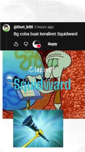 Hanya sebuah Clarinet milik Squidward!