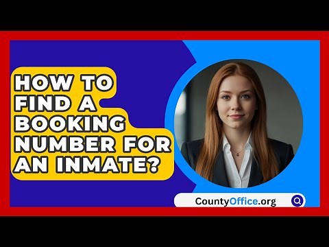 How To Find A Booking Number For An Inmate? - CountyOffice.org