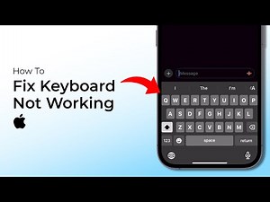How to Fix the Keyboard Not Working on iPhone?