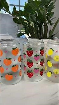 Cold Color Changing Vinyl Full Glass Can Wrap 🥶 #teckwrapcraft #diy #crafting #cricut