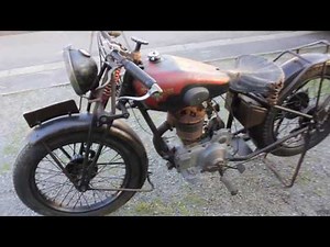 Première mise en route Motobécane B55 - 500cc - 1933