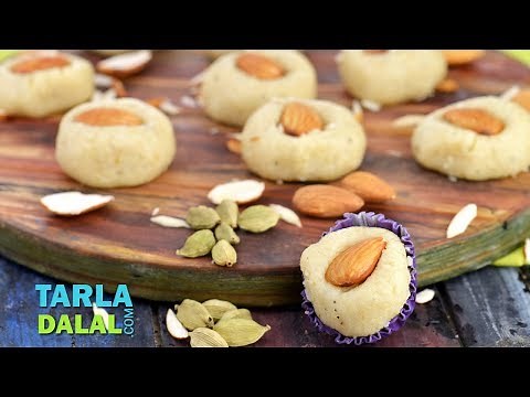 ७ मिनट में मावा पेड़ा I झटपट मिठाई | | Mawa Peda in 7 Minutes by Tarla Dalal