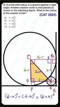 This CAT Geometry Trick Solves in 10 Seconds #CATQuant #GeometryTrick