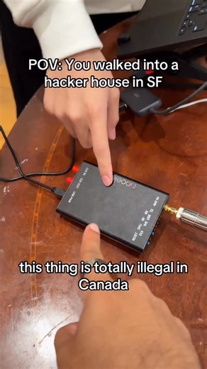 Composio HQ on Instagram: "Tracking airplanes and marine signals... all from a laptop and an antenna 🤯📡 #hackerhouse #sanfranciscolife #techbro #avgeek"