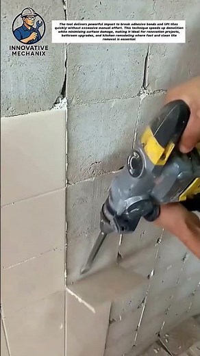 Fast Tile Removal Hack Using a Rotary Hammer!