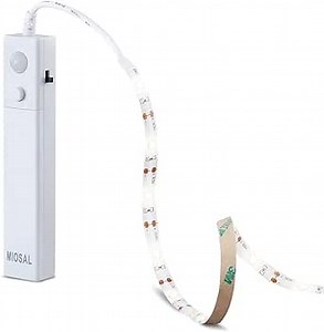 Motion Sensor LED Light Strip Battery Powered Closet Lights Stick On Under Cabinet