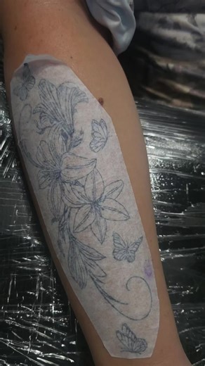 First big tattoo for my client today #fyp #fitattoo #tattoo #tattootiktok #foryou