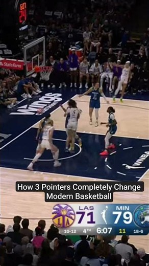 How 3️⃣Pointers Change Modern Basketball #wnbahighlights #wnba