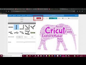 Create Word Art for Cricut Print then Cut