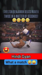 SHELTON BENJAMIN BEATS MAVEN TWICE IN JUST A COUPLE SECONDS! 😛😛#wwemaven #sheltonbenjamin #wwe #wwf #theundertaker #therock #johncena #stonecoldsteveaustin #romanreigns #shawnmichaels #tripleh #allelitewrestling #generationx #wrestlemania #wweraw #wrestlingmemes #reels #reelsfeed #explorepage #explorepagereels #wwemoments #aew #wwereels #wwemoments #wrestlingtreatz #fblifestyle | Hindi Gyan