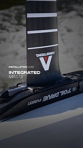 The new Foil Drive fusion slides right onto our Integrated Carbon Mast. Paul Martin takes you through the installation step by step. Check out the complete installation - link in bio. | Armstrong Foils