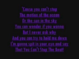 You Can't Stop The Beat Lyrics by Hairspray
