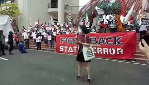2.2K views · 122 reactions | HAPPENING NOW: The UP community conducts a quick response mobilization in front of Quezon Hall to protest the recent termination of the UP-DND accord, a martial law-era agreement that prohibits police and military from entering the campus freely. Leading the mobilization is Student Regent Renee Co, who emphasized the role of UP in being a bastion of student activism and academic freedom. #DefendUP #NoToCampusMilitarization | Tinig ng Plaridel | Facebook