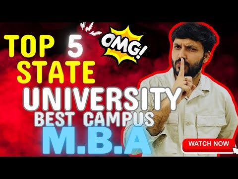 Top 5 State University | MBA • TOP Campus • Fees • Exams • ROI (2026 Guide)
