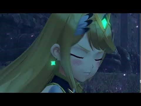 Mythra, why are you blushing? . Xenoblade Chronicles 2 .