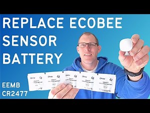 Replace Battery in the Ecobee Sensor