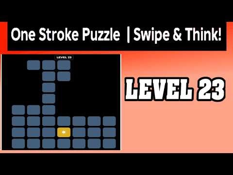 Level 23 in One Stroke Puzzle Walkthrough (Smart Strategy & Brain Training Guide)
