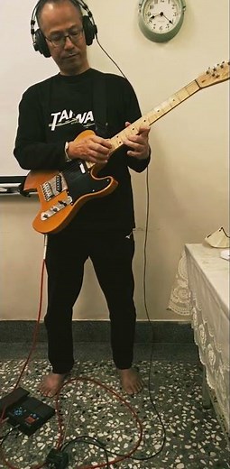 Friday night C major idea on 2020 Squier affinity tele with Zoom G1Xon part 1