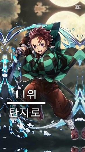 귀멸의 칼날 등장인물 전투력 순위(혈귀포함)(최종국면 기준)