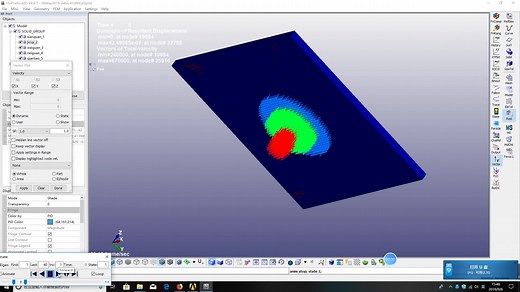 LS dyna 显示动力学冲击模拟