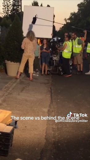 The scene vs behind the scene! Found this bts clip from our first episode and first encounter with Ms. Silvers ✨ #JustAddMagic