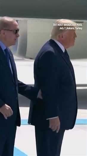 Trump arrives at NATO summit in Turkey