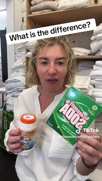 What is the difference between these soda crystals, baking soda ? We use all 3 and they are really good to clean with and use in washing machines #cleantok #toptip #cleaningtiktok #clean #cleaning @Soda Crystal