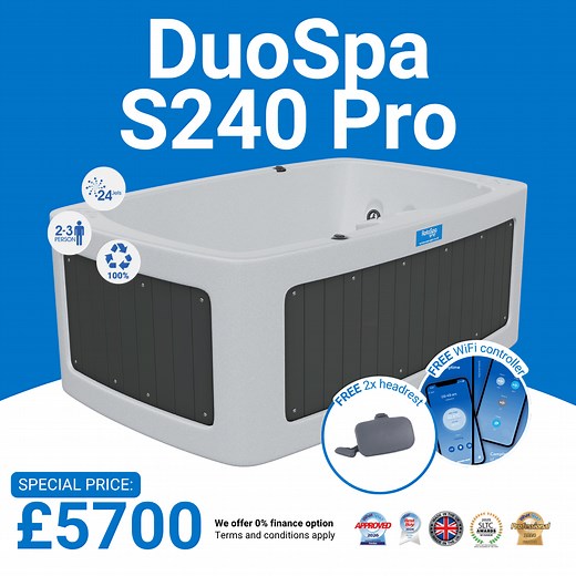 DuoSpa S240 | 2-person hot tub | RotoSpa