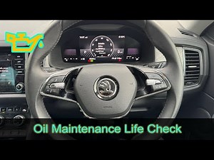 2023 SKODA KODIAQ oil maintenance oil check