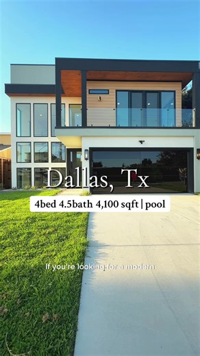 ✨ Here are some of my favorite features in this stunning modern new construction home in Dallas, TX with a pool! 🌊 ✨ 4 🛏 | 4.5 🛁 | 4,100 sqft | $1,695,000 ✨ Gorgeous pool covered patio 🌴☀️ ✨ Chef’s kitchen with Viking appliances 👩‍🍳🔥 & Taj Mahal quartzite countertops ✨ ✨ Soaring double-height ceilings with tons of natural light 🌞 ✨ Spa-like bathroom 🛁💆‍♀️ with vanity ✨ Convenient access to the Tollway 🚗 & Dallas Love Field ✈️ Listed by: Nora Kutob & Oscan Andujo | Briggs Freeman 👉 Co