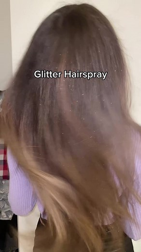Fave Glitter Hair🤩🤩#glitterhair #glitterhairspray #hairtutorial