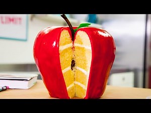 GIANT Apple Cake & More! | Back To School Cakes | How To Cake It with Yolanda Gampp