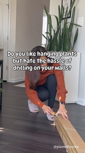 75K views · 37 reactions | NO-DRILL PLANT HANGER Transforming a...