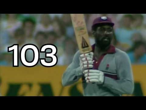 *RARE* Vivian Richards 103* (122) vs Australia | Highlights | Sydney 1985