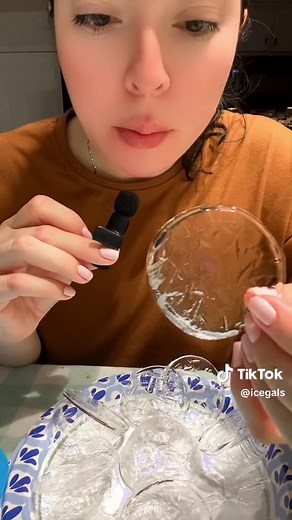 Satisfying Ice Chips Eating ASMR Video