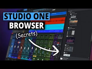Studio One Browser SECRETS (Workflow Hacks!)