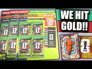 GOLDEN BALLER! NEW WORLD CUP 2026 Triple Multipack Opening | Panini Adrenalyn XL Card Collection