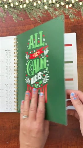 Christmas Planner, Holiday Meal Planner, Gift Tracker, Undated Calendar, Holiday Organizer, Xmas Planning Notebook - Etsy