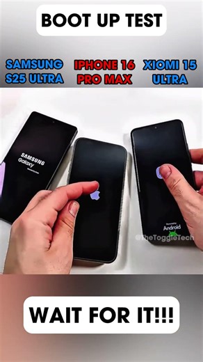 Apple vs Samsung vs Xiaomi 🤯 Boot up Test