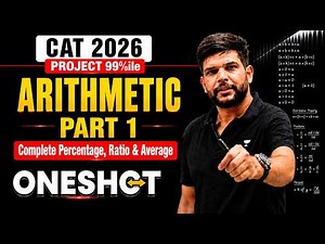 Complete Arithmetic Part 1 | Complete Percentage, Ratio & Average | by Ravi Sir
